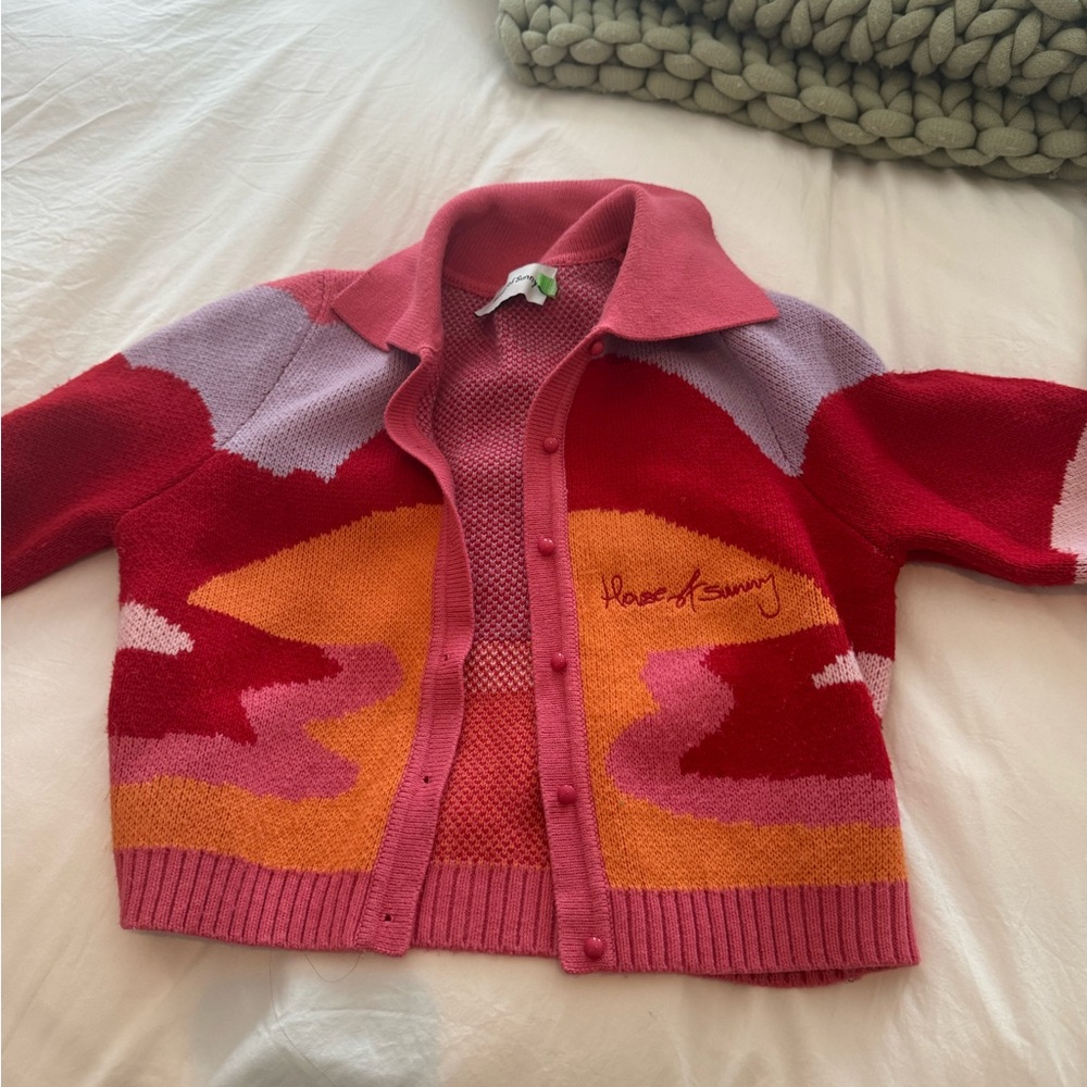 Colorful cardigan by House of Sunny